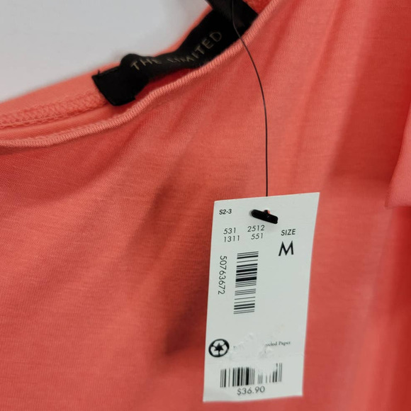 THE Limited Women’s Top M Small Orange Bow On Shoulder - Picture 10 of 16